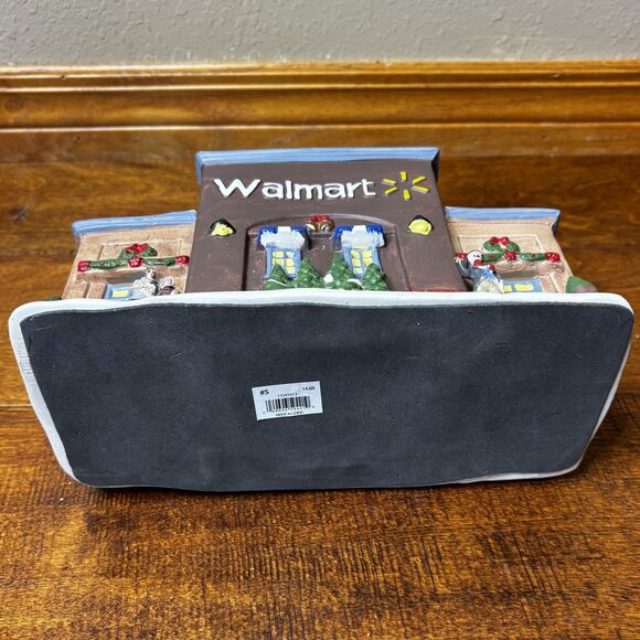 Walmart Village Collection 2018 Christmas Store Ceramic Light Up Decoration 12x7 - Picture 12 of 12
